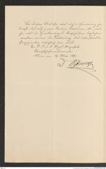 k.k. naturhistorisches Hofmuseum, Intendanzakten 1885-1896 (Hauer), Aktenzahl Z.346/1891, Seite 2